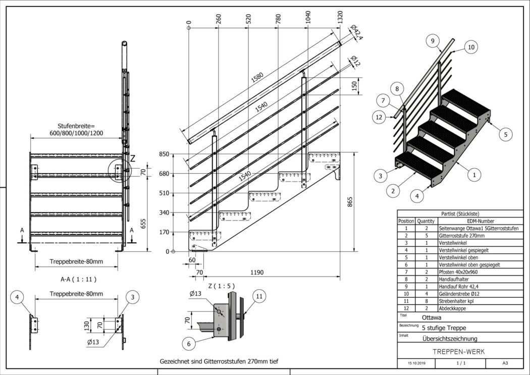 Aussentreppe-Ottawa-5-Stufen-technische-Zeichnung