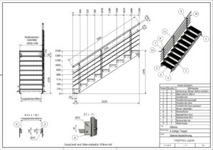 Aussentreppe-Ottawa-9-Stufen-technische-Zeichnung